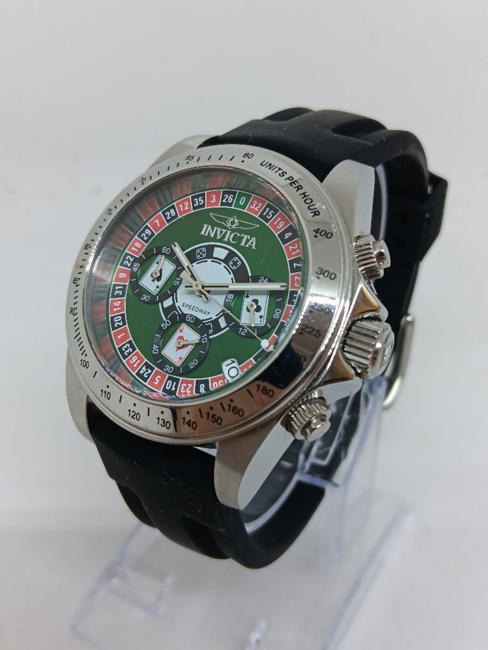 Invicta Speedway Montecarlo Casino Edition 50492 Men's 39mm S/Steel Chrono Watch